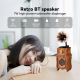 Enceinte Bluetooth Rétro Design Gramophone FM Radio Longue Autonomie Connexion Sans Fil et Filaire Son Puissant et Naturel - ...