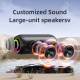Enceinte Bluetooth 20W Haute Puissance Avec Lumières RGB Son Surround 360° Batterie 3600mAh Bluetooth 5.2 - www.yonis-shop.com