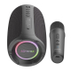 Enceinte Bluetooth Sans Fil Karaoke Avec Lumières RGB Et Microphone Double - www.yonis-shop.com