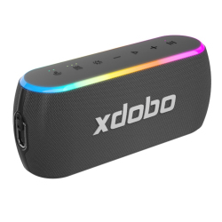 Enceinte Bluetooth Étanche IPX7 Avec Lumières RGB et Microphone HD