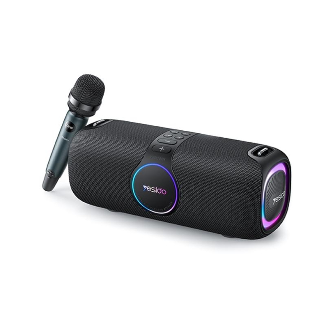 Enceinte Bluetooth Portable Extérieure Avec Microphone et Effets Sonores - www.yonis-shop.com