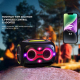 Enceinte Bluetooth 120W Avec Microphones Pour Karaoké Étanche IPX6 Autonomie 10 Heures - www.yonis-shop.com