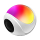 Mini Enceinte Bluetooth Avec Lumière RGB Et Son Surround 360 Degrés