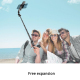 Perche À Selfie Avec Lumière Intégrée Et Trépied Renforcé Pour Photos Parfaites 360 Degrés Compatible Android Et iOS - www.yo...