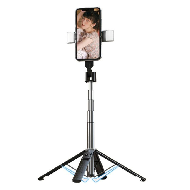 Perche À Selfie Bluetooth Trépied Léger Avec Lumières Intégrées Et Télécommande - www.yonis-shop.com