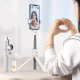 Perche À Selfie Bluetooth Avec Miroir HD Et Télécommande Intégrée Rotation 360° Anti-Tremblement Trépied Stable Pour iOS Et Android