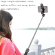 Perche À Selfie Bluetooth Avec Miroir HD Et Télécommande Intégrée Rotation 360° Anti-Tremblement Trépied Stable Pour iOS Et A...