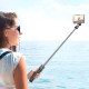 Perche À Selfie Bluetooth Avec Miroir HD Et Télécommande Intégrée Rotation 360° Anti-Tremblement Trépied Stable Pour iOS Et A...