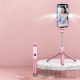 Perche À Selfie Bluetooth Avec Lumière LED Réglable Et Télécommande - www.yonis-shop.com