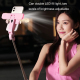Perche À Selfie Bluetooth Avec Lumière LED Réglable Et Télécommande - www.yonis-shop.com