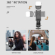 Perche À Selfie Multifonctionnelle Bluetooth Avec Lumière Intégrée 70cm Non-Slip Handle Stable Tripod - www.yonis-shop.com