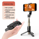 Mini Perche À Selfie Bluetooth Avec Trépied Stable Télécommande Sans Fil Et Rotation Horizontale Verticale - www.yonis-shop.com