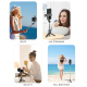 Mini Perche À Selfie Bluetooth Avec Trépied Stable Télécommande Sans Fil Et Rotation Horizontale Verticale - www.yonis-shop.com