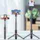 Perche À Selfie Telescopique Avec Télécommande Bluetooth Rotation À 360° Et Trépied Intégré - www.yonis-shop.com