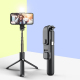Perche À Selfie Bluetooth Avec Trépied Et Lumière Intégrée Rotation 360° Chargement USB