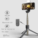 Perche À Selfie Bluetooth Avec Trépied Et Lumière Intégrée Rotation 360° Chargement USB - www.yonis-shop.com