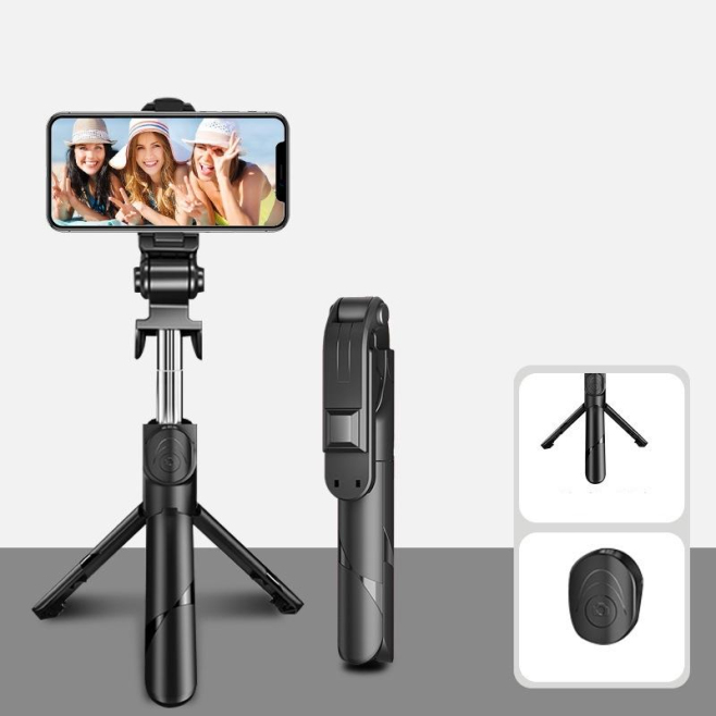 Perche À Selfie Bluetooth 360 Degrés Rotative Multi-Fonction Avec Trépied Extensible - www.yonis-shop.com