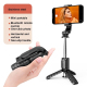 Mini Perche À Selfie Bluetooth Avec Trépied Stable Télécommande Sans Fil Et Rotation Horizontale Verticale - www.yonis-shop.com