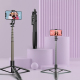 Perche À Selfie Bluetooth Sans Fil Avec Trépied Et Télécommande Intégrée Rotation 360° Acier Inoxydable - www.yonis-shop.com