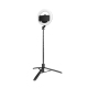 Perche À Selfie Bluetooth Sans Fil Avec Lumière Intégrée Rotation 360° Trépied Antidérapant Télécommande Cachée Extensible Jusqu'à 158cm