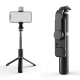 Perche À Selfie Bluetooth Avec Trépied Et Lumière Réglable Pour Téléphone Portable