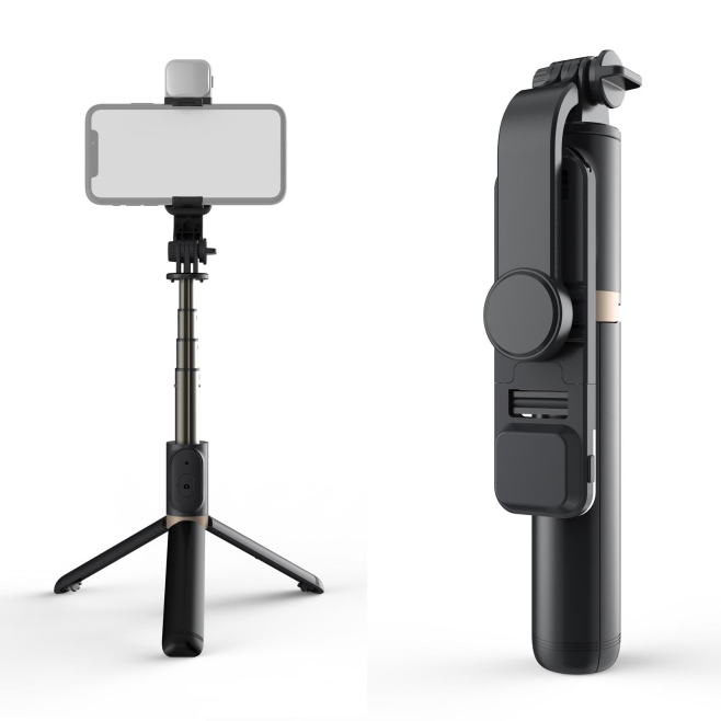 Perche À Selfie Bluetooth Avec Trépied Et Lumière Réglable Pour Téléphone Portable - www.yonis-shop.com