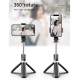 Perche À Selfie Bluetooth Réglable 100cm Avec Trépied Et Télécommande Intégrée - www.yonis-shop.com