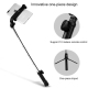 Perche À Selfie Multifonction Bluetooth Avec Trépied Intégré Et Télécommande - www.yonis-shop.com