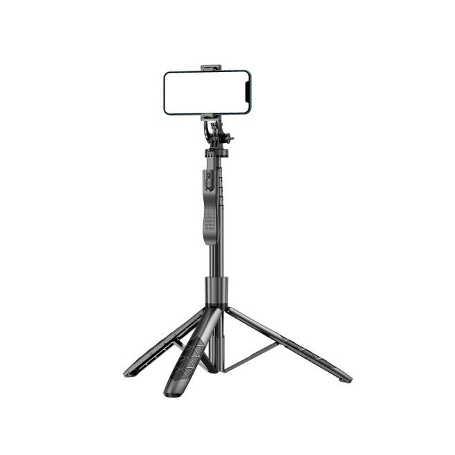 Perche À Selfie Bluetooth Pliable Avec Trépied Et Stabilisateur 360 Degrés Pour Android Et iOS - www.yonis-shop.com
