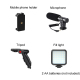Perche À Selfie 3 En 1 Avec Trépied Microphone Et Lumière LED Portable Pour Vidéo - www.yonis-shop.com