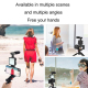 Perche À Selfie 3 En 1 Avec Trépied Microphone Et Lumière LED Portable Pour Vidéo - www.yonis-shop.com