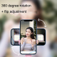 Perche À Selfie Bluetooth Avec Lumière LED Réglable Et Télécommande Intégrée Pour Photos Parfaites - www.yonis-shop.com