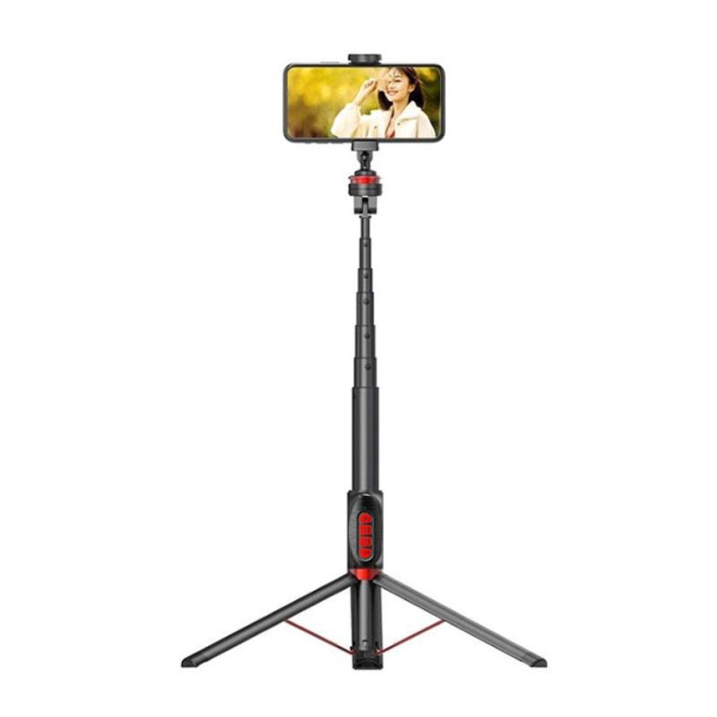 Perche À Selfie Bluetooth Trépied En Alliage D'Aluminium Avec Télécommande Ajustable 1.8m - www.yonis-shop.com