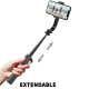 Perche À Selfie Bluetooth Trépied Téléphone Support Rotation 360° Compatible Android iOS - www.yonis-shop.com