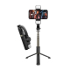 Perche À Selfie Avec Lumière Intégrée Et Télécommande Bluetooth Rétractable 360° - www.yonis-shop.com