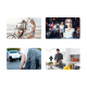 Perche À Selfie Avec Lumière Intégrée Et Télécommande Bluetooth Rétractable 360° - www.yonis-shop.com