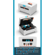 Mini Imprimante Express Rapide et Durable pour Étiquettes et Factures Compatibilité Universelle Haute Résolution 203dpi - www...