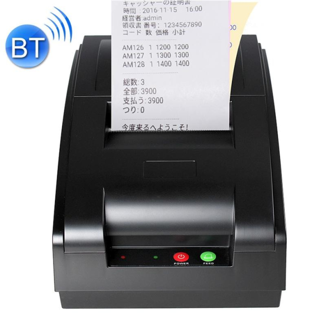 Mini Imprimante Bluetooth Portable 76mm Haute Vitesse Impression Claire Facile À Utiliser Pour Bureau Mobile Et Logistique - ...