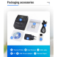 Mini Imprimante Thermique Portable Bluetooth 4.0 58mm Compatible Android iOS Windows Haute Vitesse 90mm/s Longue Durée de Vie...