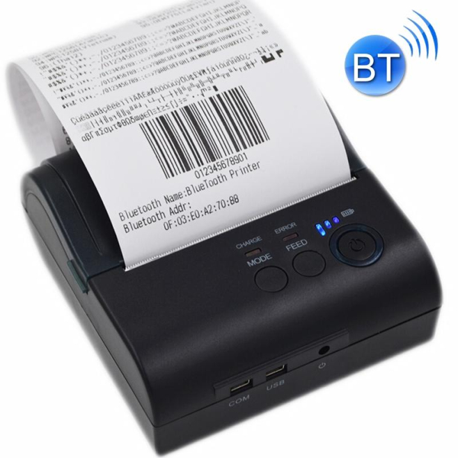Mini Imprimante Bluetooth Thermique Portable Haute Vitesse Pour Reçus Livraison Restaurant Taxi Hôpital Et Plus - www.yonis-s...