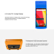 Mini Imprimante Multifonction Écran IPS 5.5 Pouces Protection IP65 Terminal Intelligent Tout-en-Un avec Imprimante Thermique ...