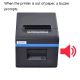 Mini Imprimante Thermique Bluetooth Pour Tickets Avec Coupe-Automatique Support Android iPhone iPad Windows Linux 160mm/s 8cm...