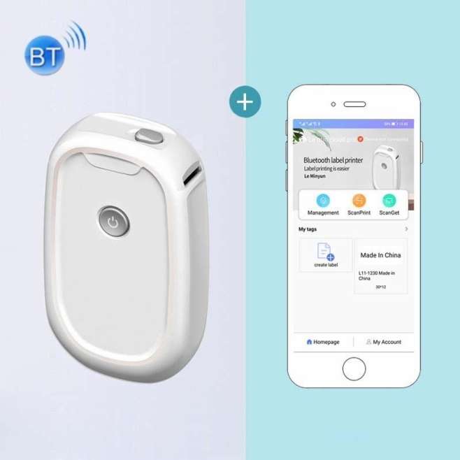 Mini Imprimante Thermique Bluetooth Portable USB Haute Précision 203DPI 15mm - www.yonis-shop.com