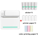 Mini Imprimante Bluetooth Sans Encre Pour Devoirs Étudiants Photos Vintage Liste De Notes Mémo Batterie Lithium