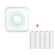 Mini Imprimante Bluetooth Sans Encre Pour Étiquettes Et Photos Haute Définition Compacte Et Portable Avec Batterie Longue Durée