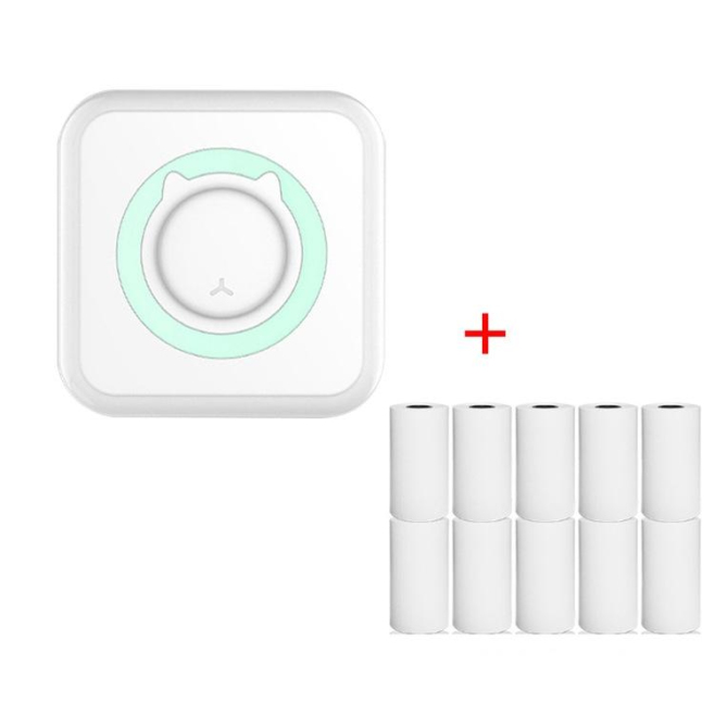 Mini Imprimante Bluetooth Sans Encre Pour Étiquettes Et Photos Haute Définition Compacte Et Portable Avec Batterie Longue Dur...