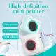 Mini Imprimante Thermique Bluetooth Portable Avec Lumière Ambiante Colorée et Batterie Rechargeable - www.yonis-shop.com