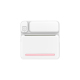 Mini Imprimante Étudiante Sans Encre Bluetooth Rose Pour Photos Vintage et Mémos