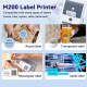 Mini Imprimante Bluetooth Portable Sans Encre Haute Résolution Pour Étiquettes QR Code - www.yonis-shop.com