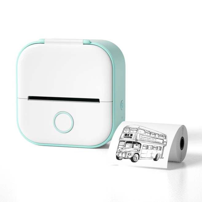 Mini Imprimante Thermique Portable Bluetooth Pour Étiquettes Et Photos Rose Haute Résolution Facile À Utiliser - www.yonis-sh...